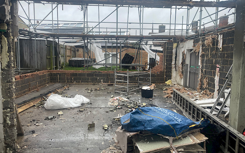 Fire Damage - Demolition